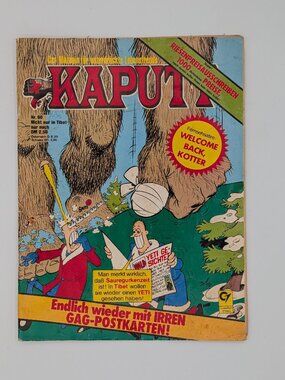 KAPUT Magazine 60 German Satire Comic Welcome Back Kotter Yeti Condor